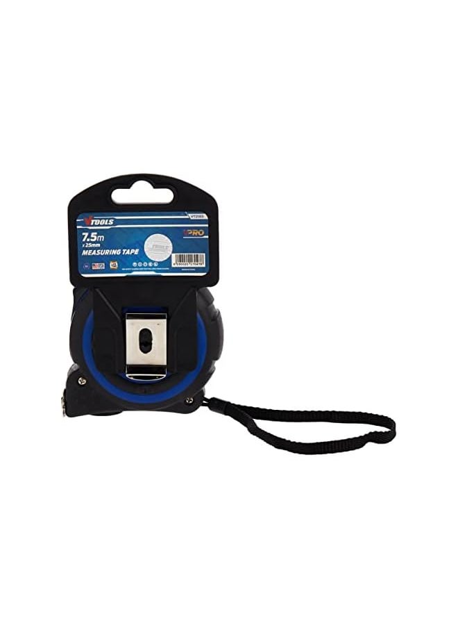 VTOOLS VTOOLS 7.5M Measuring Tape, 1mm Blade Thickness, Self-Lock Tape Measure, Easy to Read, Magnetic Tip Hook and Shock Absorbent Case, VT2183  - Image 3