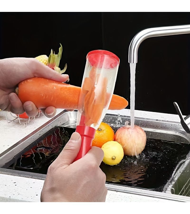 Green Plastic Multifunctional Peeler for Vegetables Fruits Commercial Kitchen - Image 3