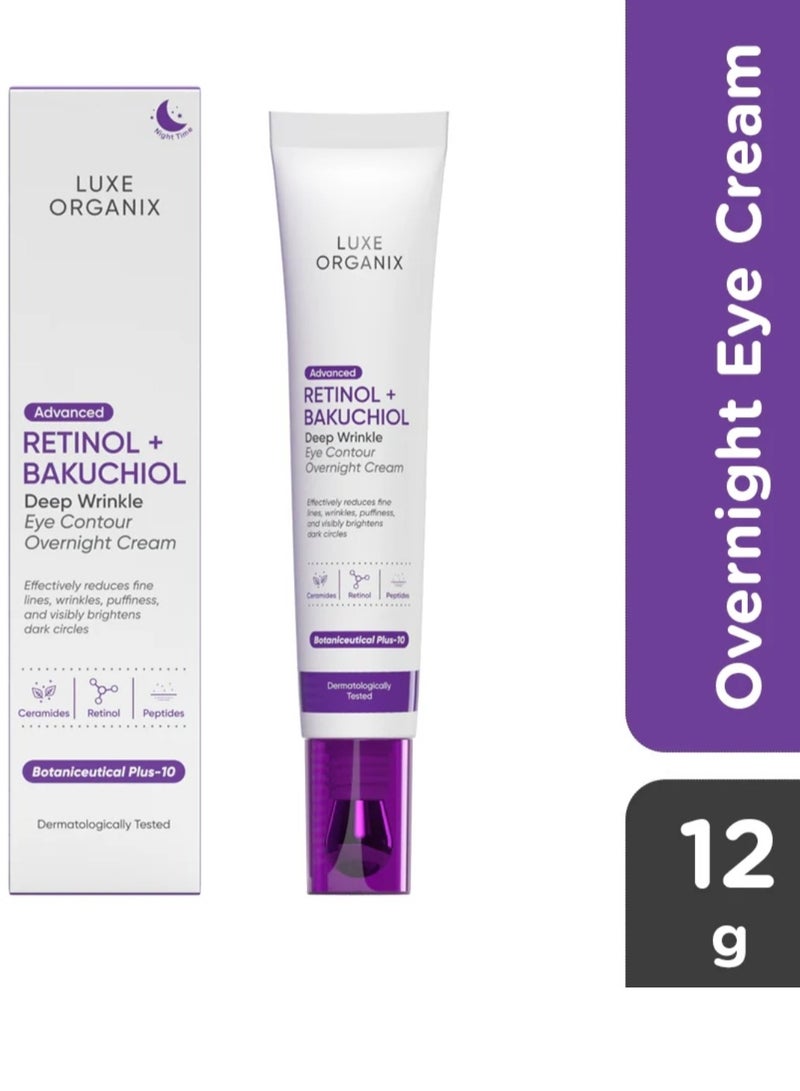 لوكس أورغانيكس كريم لوكس أورجانيكس المتطور للعناية بمنطقة محيط العين مع الريتينول + الباكوتشيول، 12 جرام. - Image 1