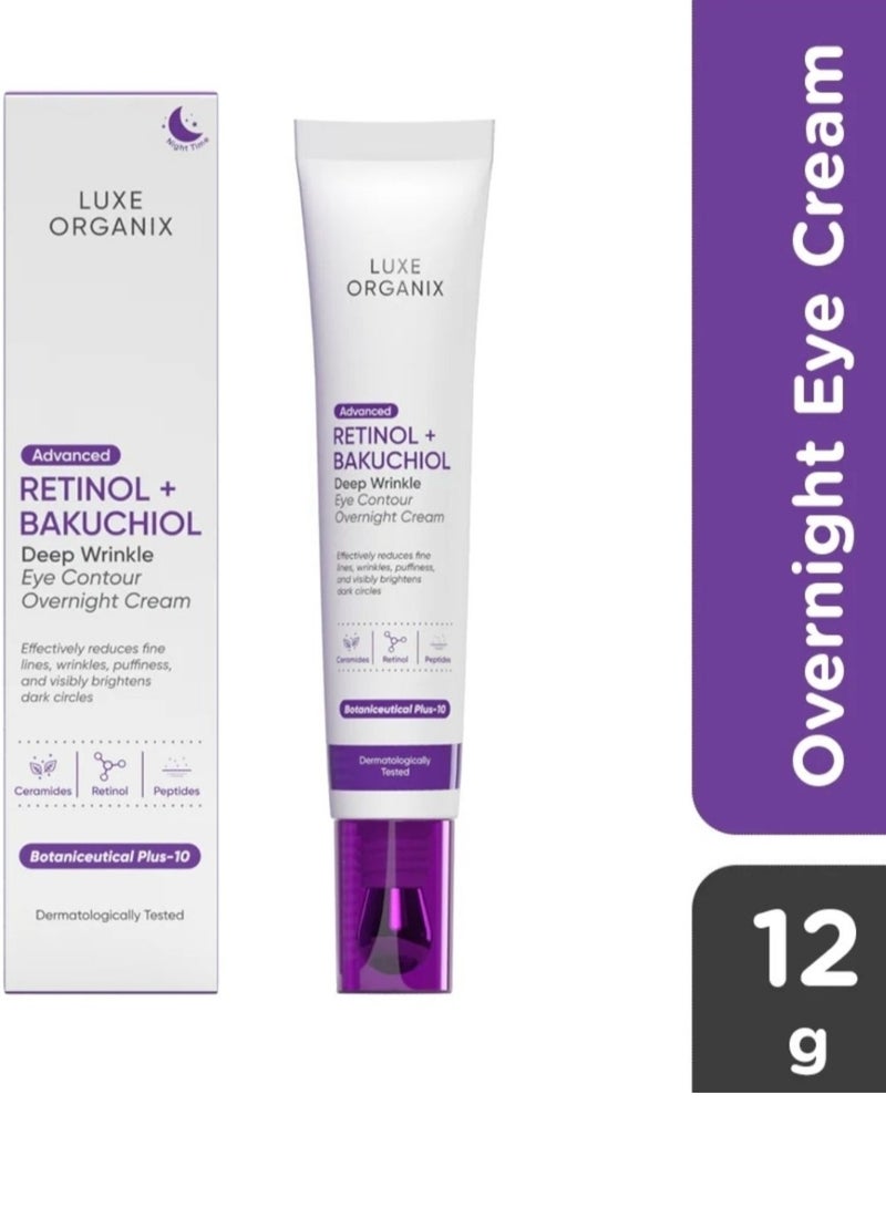 لوكس أورغانيكس كريم لوكس أورجانيكس المتطور للعناية بمنطقة محيط العين مع الريتينول + الباكوتشيول، 12 جرام. - Image 2