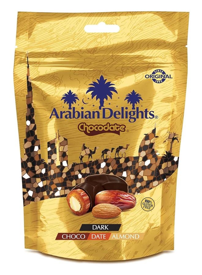 Arabian Delights Chocodate Dark Almonds Pouch