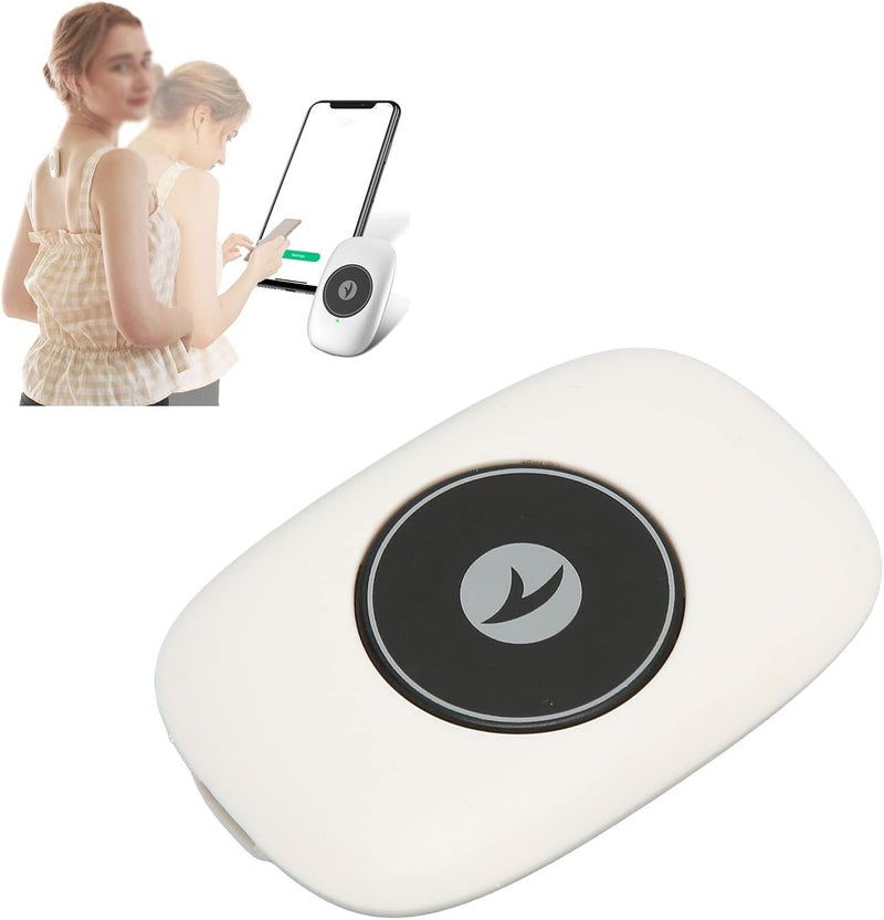 cheekyglo Intelligent Posture Vibration Reminder, Strapless Smart Sensor USB Rechargeable Posture Training Corrector, Vibrate Reminder, Trainer for Back, Use with APP for Posture Tracking - Image 1