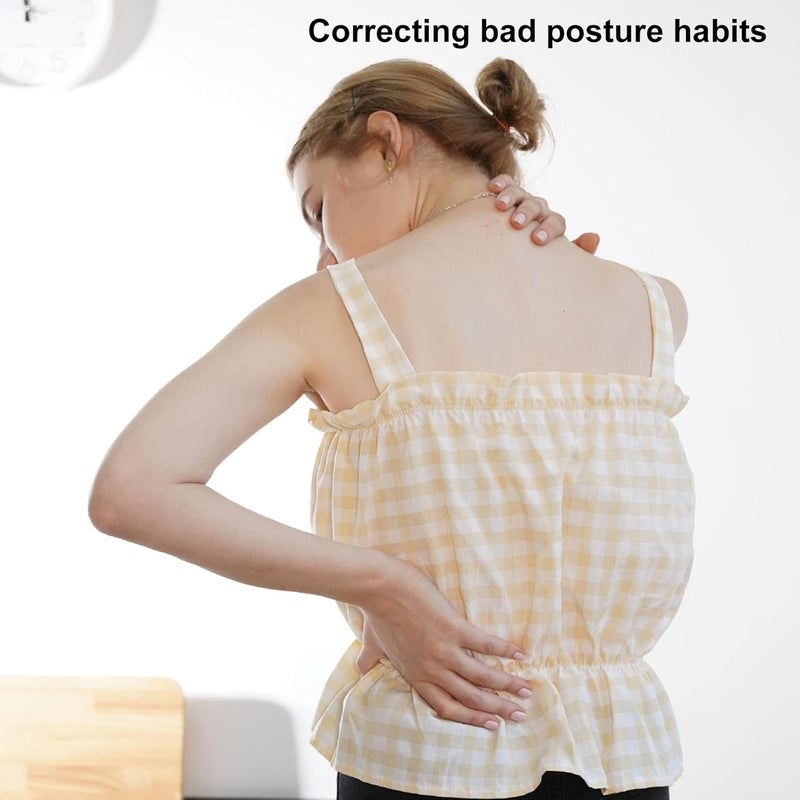 cheekyglo Intelligent Posture Vibration Reminder, Strapless Smart Sensor USB Rechargeable Posture Training Corrector, Vibrate Reminder, Trainer for Back, Use with APP for Posture Tracking - Image 3