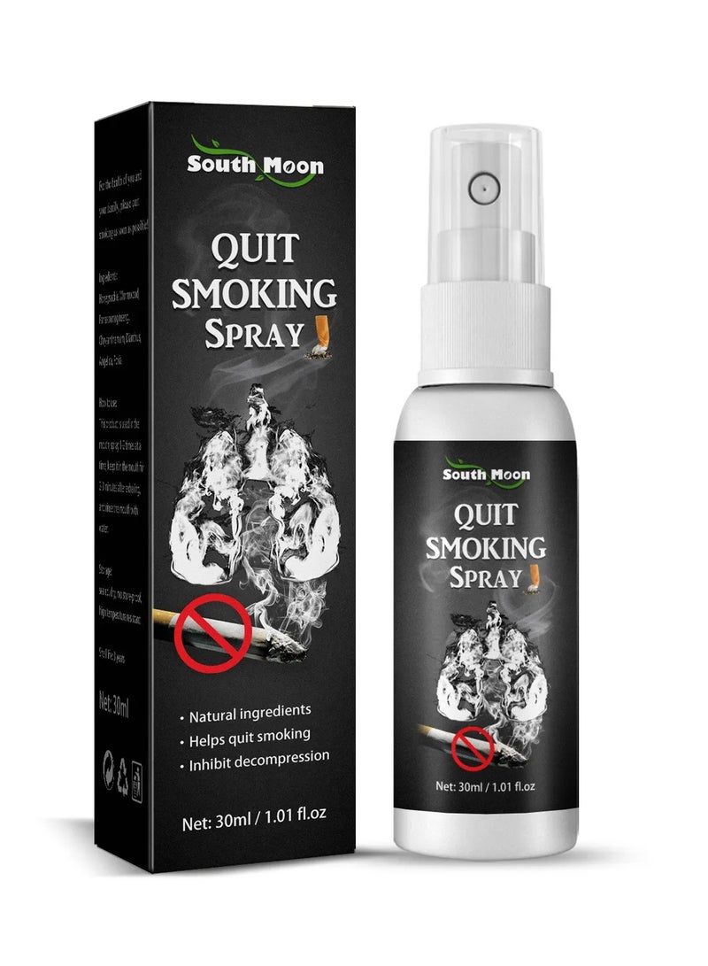 SOUTH MOON 1pcs Anti Smoking Oral Care Spray Quit Smoking Spray 30ml 