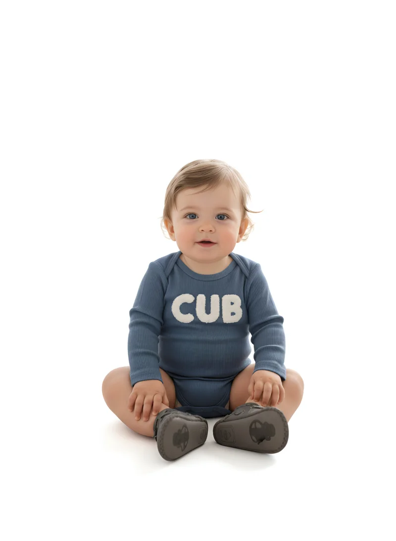 Bambimici Bambimici 3-Pack Pine Tree Print Long Sleeve Bodysuit