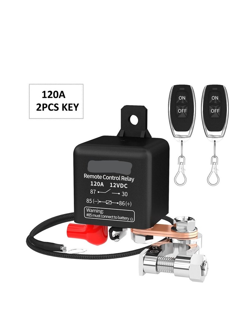 AROAQ Portable Remote Battery Disconnect Switch,  Upgraded Battery Disconnect Switch, Anti Theft  - Image 1