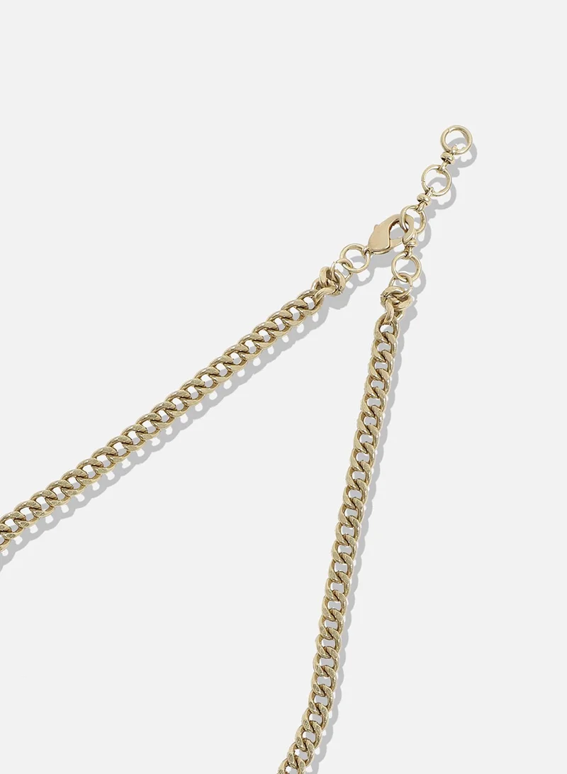 SOHI Designer Statement Stone Artificial Necklace Jewellery