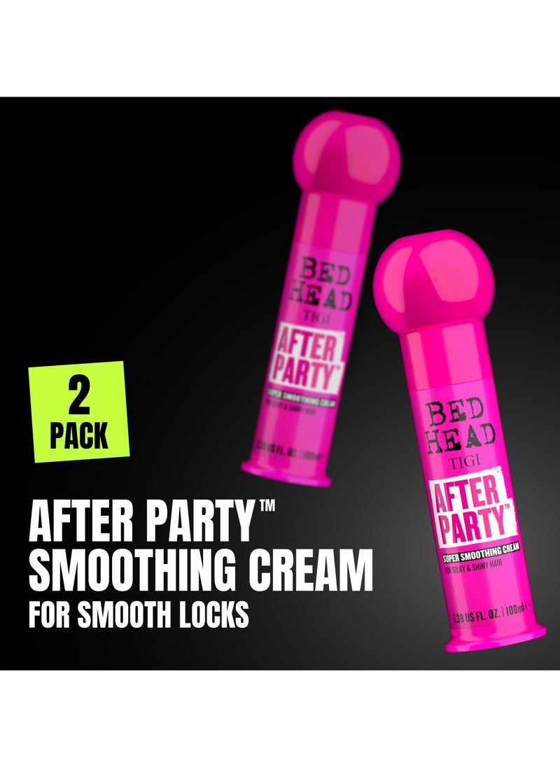 Bed Head Tigi After Party Smoothing Cream for Silky and Shiny Hair 2 Pack  - Image 2
