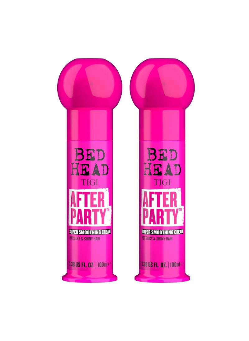 Bed Head Tigi After Party Smoothing Cream for Silky and Shiny Hair 2 Pack  - Image 1