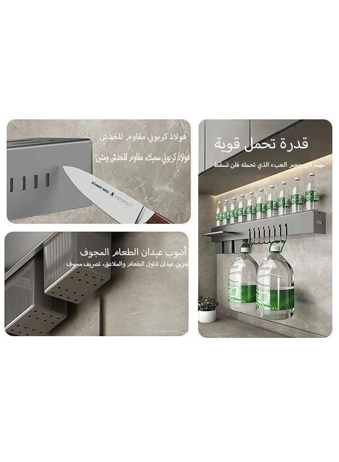 Bukela Thickened Punch-free Kitchen Artifact, Multifunctional Storage Rack, Worry-free Storage Of Knives and Chopsticks - Image 2