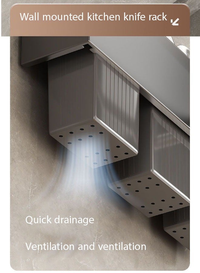 Bukela Thickened Punch-free Kitchen Artifact, Multifunctional Storage Rack, Worry-free Storage Of Knives and Chopsticks - Image 4