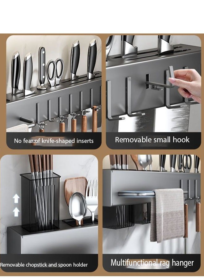 Bukela Thickened Punch-free Kitchen Artifact, Multifunctional Storage Rack, Worry-free Storage Of Knives and Chopsticks - Image 5