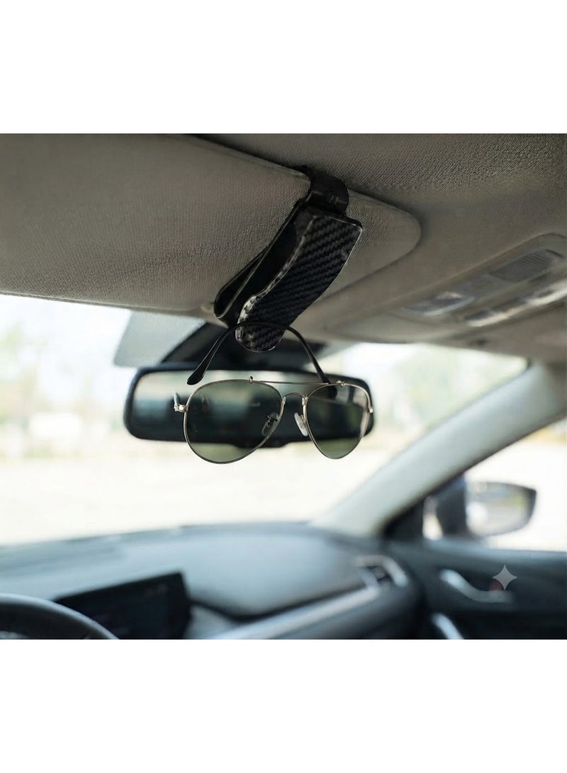 Sunglasses clip on car sunscreen - a safe and easy solution to store your glasses - Image 1