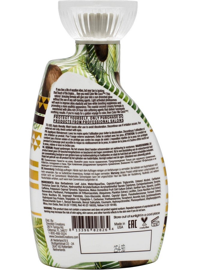 Devoted Creations Color Me Coco Bronzer Tanning Lotion 13.5 oz - Image 2