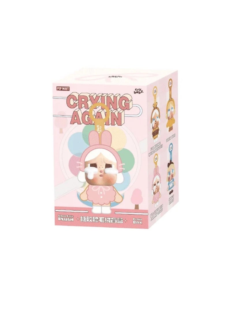 POP MART - 100% Authentic CryBaby Crying Again Series-Vinyl Face Plush (Single Blind Box) - Image 1