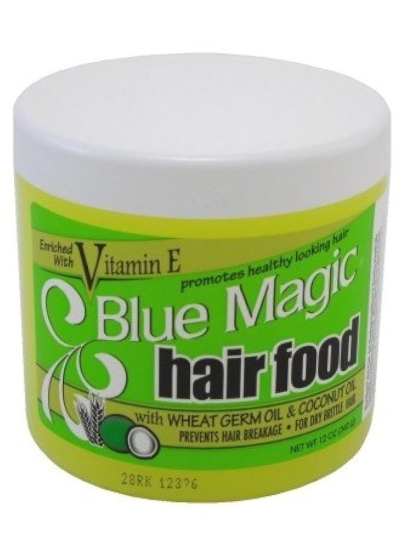 BLUE MAGIC - Blue Magic Hair Food with Vitamin-E (Dry/Brittle) 12 Ounce (Pack of 6) - Image 1