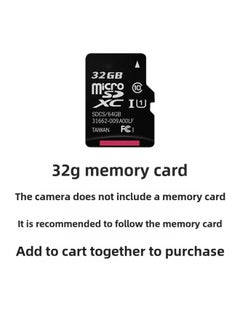Generic 4K Camera HD Head-mounted Professional Anti-shake Recorder Helmet Sports Camera First Perspective Riding-Body Color:32G TF Memory Card  - Image 1