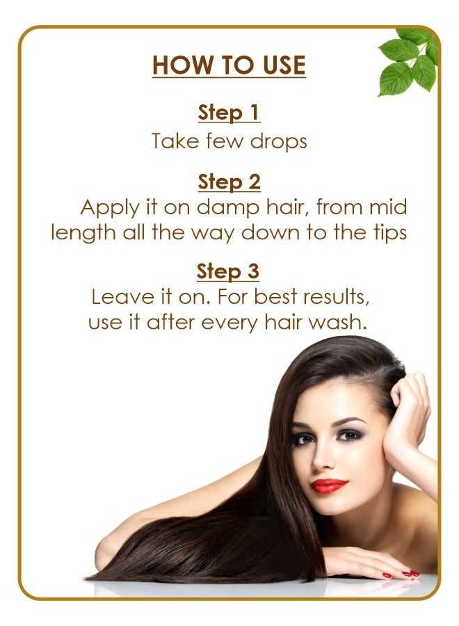 Guduchi Ayurveda Bouncy Hair Serum, 30ml, Nourishing Hair Serum for Healthier & Thicker Hair, Infused with Rosemary Oil, Avacado Oil, Jojoba Oil, Argan Oil and Hair Growth for Men Women, Pack of 1 - Image 2