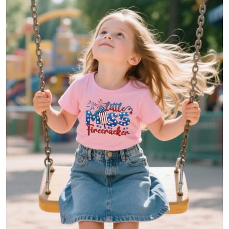 Boys Girls 4th of July Shirt American Flag T-Shirt Patriotic Independence Day Memorial Day Tops 2-7 Years - Image 3