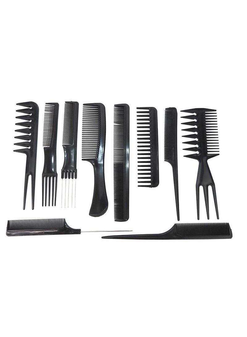 بلومنغ تايم طقم أمشاط للشعر من 10 قطع أسود - Image 2