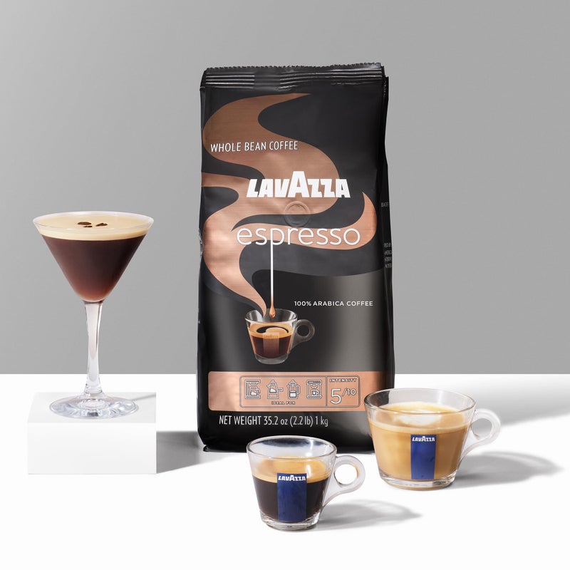 Lavazza Espresso Whole Bean Coffee, Medium Roast, 100% Arabica, 2.2 lb Bag (Pack of 2) - Image 5