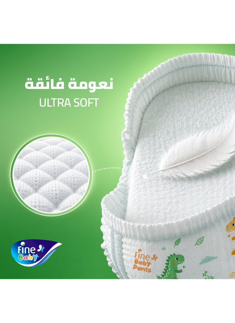 Fine Baby FastDryX Pants, Size 4 Large (9-15 kg), 132 Count – Mega Pack Pull-Up Pants, Instant Dry & Leak Proof - Image 5