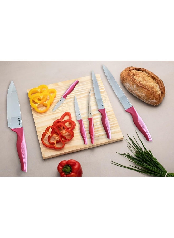 BRINOX طقم سكاكين برينوك كروس من الفولاذ المقاوم للصدأ 5 قطع (2556/518) - Image 2