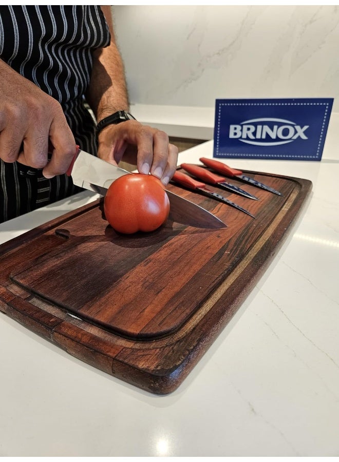 BRINOX طقم سكاكين برينوك كروس من الفولاذ المقاوم للصدأ 5 قطع (2556/518) - Image 3