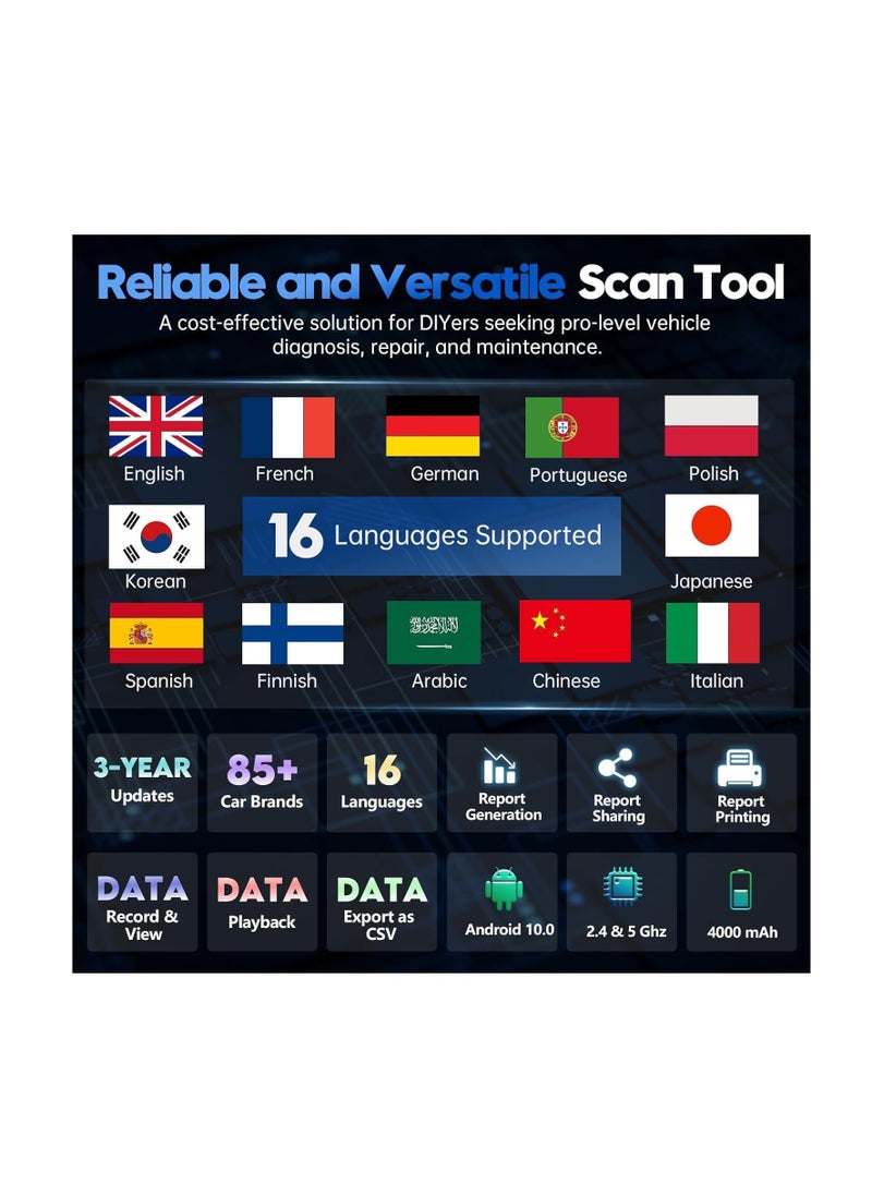 الماسح الضوئي XTOOL D7 ثنائي الاتجاه OBD2: 2025 V2.0 أداة تشخيص ماسح ضوئي للسيارات مع اختبارات نشطة، جميع الأنظمة، أكثر من 36 عملية إعادة ضبط، إعادة تعلم مستشعر الكرنك، FCA - pzsku/Z3BF185720FEA02800AA3Z/45/_/1739097425/fb72055e-0708-434b-a361-c4c4baca7faf