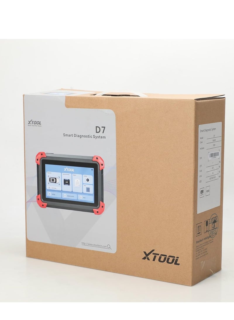XTOOL - XTOOL D7 Bidirectional OBD2 Scanner: 2025 V2.0 Automotive Scanner Diagnostic Tool with Active Tests, All System, 36+ Resets, Crank Sensor Relearn, FCA - Image 1