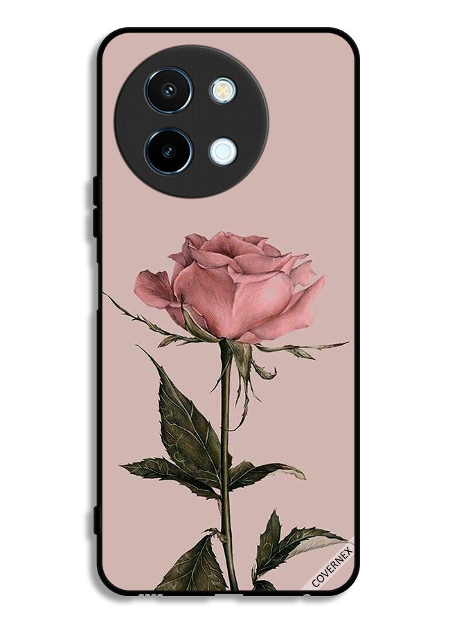 Covernex Vivo Y38 5G Protective Case Cover Peach Rose - Image 1