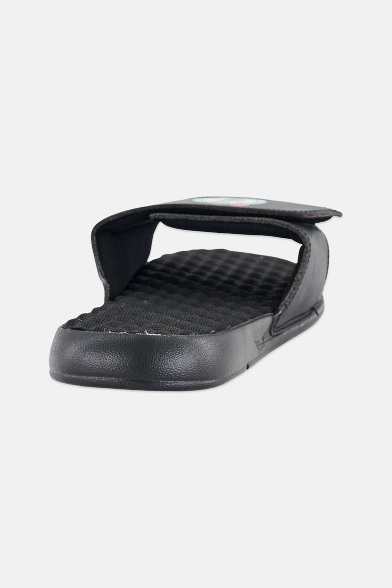 ISlide Men Boston Celtics Primary Logo Slip On Slides, Black - Image 3