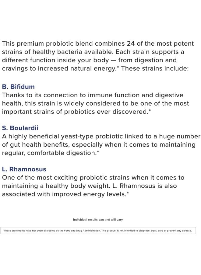 Gundry MD 24 Strain Probiotic With 30 Billion Cfus, 30 Count  - Image 4