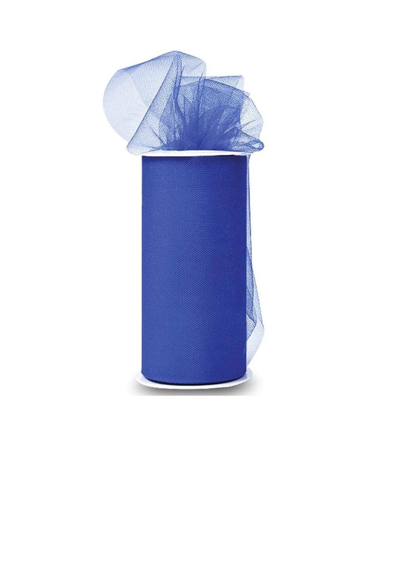 Expo Expo Shiny Tulle 6 inch x 24 yard Spool Royal Blue  - Image 2
