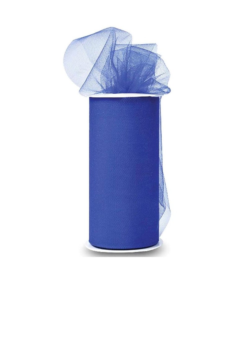 Expo Expo Shiny Tulle 6 inch x 24 yard Spool Royal Blue  - Image 3