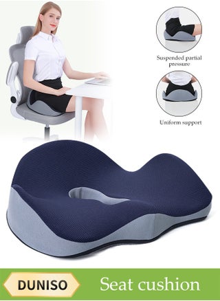 Donut Pillow，Memory Foam Seat Cushion，Multi Functional Waist Protection Cushion,Comfortable and Breathable，Removable and Washable，Suitable for Pregnancy, Hemorrhoids, Postpartum, Sciatica，Driving,Work and Home Using,49*41*15cm - pzsku/Z3BF1A9322BA825803E9DZ/45/1746838390/1ffbcf7f-2580-4515-b387-4825e7a96a39