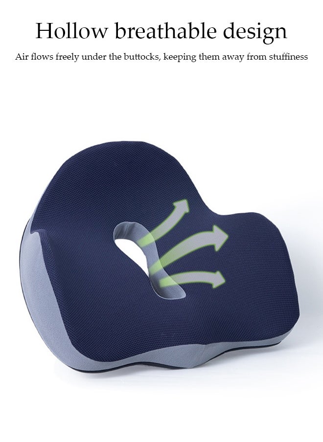 Donut Pillow，Memory Foam Seat Cushion，Multi Functional Waist Protection Cushion,Comfortable and Breathable，Removable and Washable，Suitable for Pregnancy, Hemorrhoids, Postpartum, Sciatica，Driving,Work and Home Using,49*41*15cm