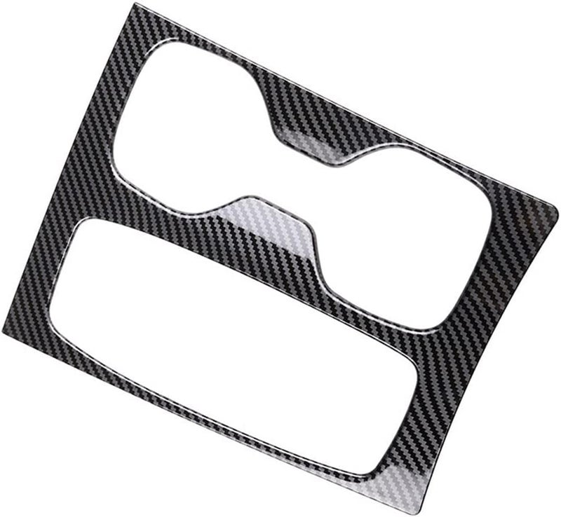 YOFAMO ABS Carbon Fiber Gear Shift Box Panel Trim and Cup Holder Cover for Hyundai Tucson 2022-2023 - Image 2