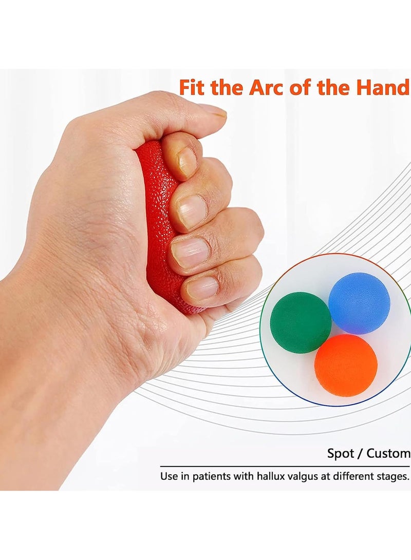 3 قطع اليد قبضة قوة مدرب الكرة (البرتقالي، الأخضر، الأزرق) - Image 3