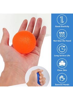 Generic 3 Pieces  Hand Grip Strength Trainer Stress Relief Ball (Orange, green, blue)  - Image 4