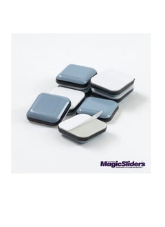 Magic Sliders Magic Sliders 8024 Series 8PK 15/16" SQ Slider, 1, Grey  - Image 3