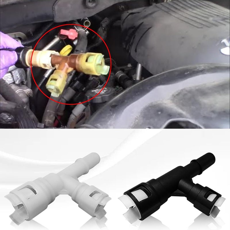 Hirificing 2PCS Car Heater Core Hose Fitting Connector - Image 4