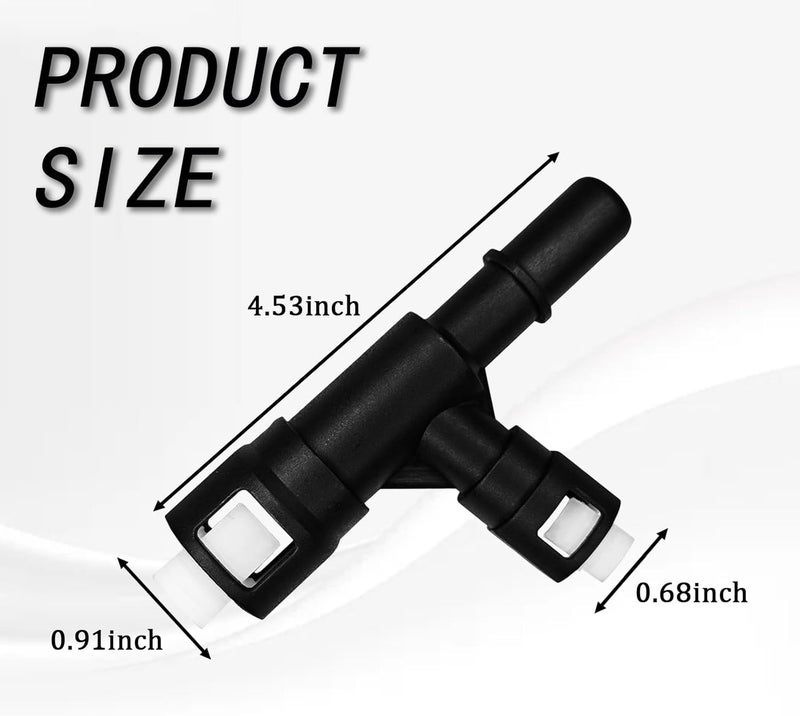 Hirificing 2PCS Car Heater Core Hose Fitting Connector - Image 2