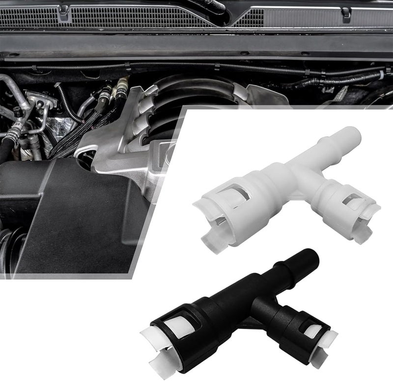 Hirificing 2PCS Car Heater Core Hose Fitting Connector - Image 1