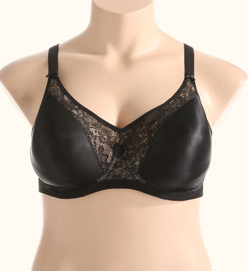 GODDESS Women's Plus-Size Yvette Banded Underwired Bra, Black, 40DDD - Image 3