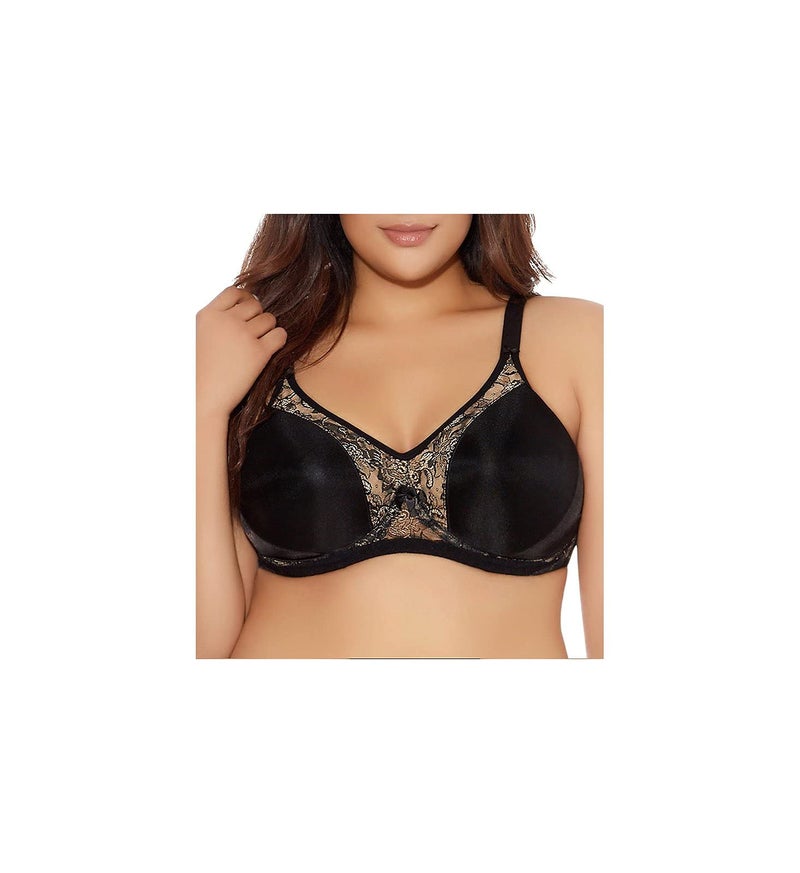 GODDESS Women's Plus-Size Yvette Banded Underwired Bra, Black, 40DDD - Image 1
