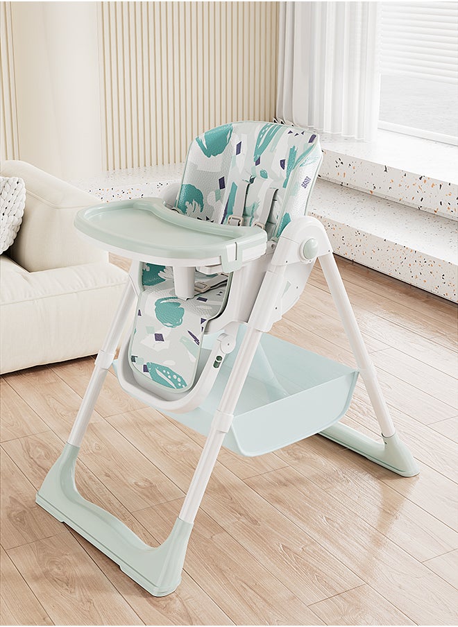 kiddoz - كرسي طعام مرتفع للأطفال - طلاء - أخضر - Image 1