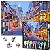 Rebotipy Jigsaw Puzzles 1000 Pieces for Adults Bourbon St New Orleans Puzzle USA Cityscape of Bars and Restaurants at Twilight Art Design for Gifts from Friends and Family 275 x 19670 50cm - Image 2