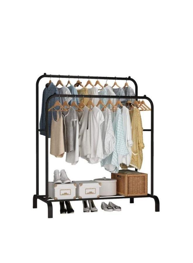 HOMESTAR Clothes Organizer And Holder Metal Stand Black - Image 1