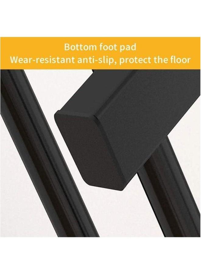 HOMESTAR Clothes Organizer And Holder Metal Stand Black - Image 5